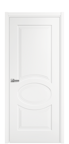 Дверь межкомнатная Lina 6 Цвет Белый Покрытие Эмаль  Наличник L 50 Цена 40475