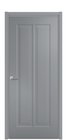 Дверь межкомнатная Paulo 4 Цвет Гриджио Покрытие Эмаль  Наличник L 50 Цена 40625