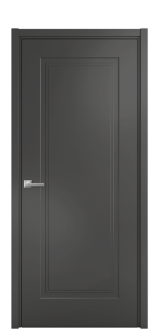 Дверь межкомнатная Рино 1 Цвет Антрацит Покрытие Эмаль  Наличник L 50 Цена 41718