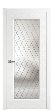 Дверь межкомнатная Rino 1 Цвет Белый Brash Покрытие Эмаль брашированная  Наличник L 75 Цена 45115 Дверь межкомнатная Rino 1 Цвет Белый Brash Покрытие Эмаль брашированная  Наличник L 75 Цена 45115