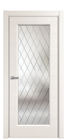 Дверь межкомнатная Rino 1 Цвет Молочный Brash Покрытие Эмаль брашированная  Наличник L 75 Цена 45115 Дверь межкомнатная Rino 1 Цвет Молочный Brash Покрытие Эмаль брашированная  Наличник L 75 Цена 45115