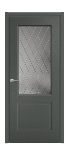 Дверь межкомнатная Rino 2 Цвет Пихтовый Brash Покрытие Эмаль брашированная  Наличник L 50 Цена 50415