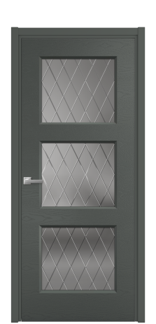 Дверь межкомнатная Rino 3 Цвет Пихтовый Brash Покрытие Эмаль брашированная  Наличник L 50 Цена 49700