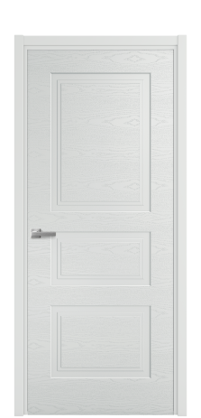 Дверь межкомнатная Rino 4 Цвет Облачный Brash Покрытие Эмаль брашированная  Наличник L 50 Цена 47575