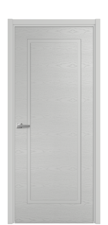 Дверь межкомнатная Plaine 1 Цвет Телегрей Brash Покрытие Эмаль брашированная  Наличник L 50 Цена 43375