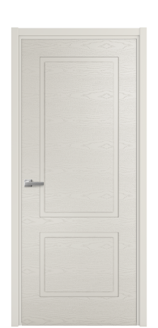 Дверь межкомнатная Plaine 2 Цвет Дымчатый Brash Покрытие Эмаль брашированная  Наличник L 50 Цена 43375