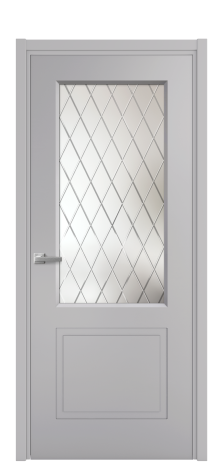 Дверь межкомнатная Plain 2 Цвет Галечный Покрытие Эмаль  Наличник L 50 Цена 41025