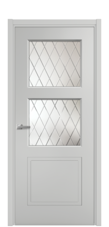 Дверь межкомнатная Plain 3 Цвет Телегрей Покрытие Эмаль  Наличник L 50 Цена 41050