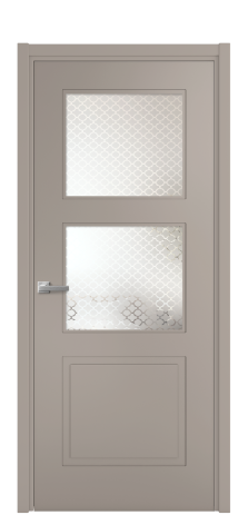 Дверь межкомнатная Plain 3 Цвет Какао Покрытие Эмаль  Наличник L 50 Цена 41335