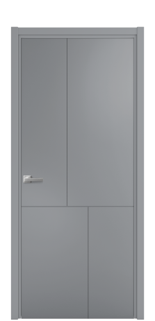 Дверь межкомнатная Linea 04 Цвет Гриджио Покрытие Эмаль  Наличник L 50 Цена 40668