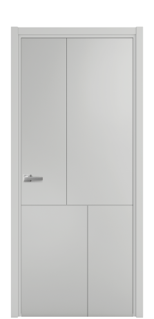 Дверь межкомнатная Linea 04 Цвет Телегрей Покрытие Эмаль  Наличник L 50 Цена 39675