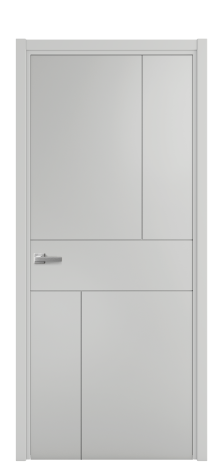 Дверь межкомнатная Линия 05 Цвет Телегрей Покрытие Эмаль  Наличник L 50 Цена 39475