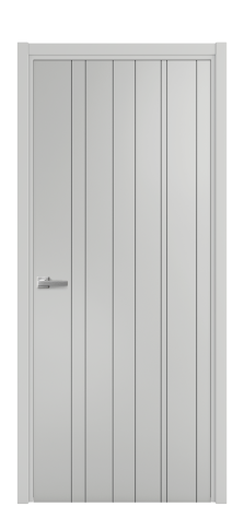 Дверь межкомнатная Lingo 02 Цвет Телегрей Покрытие Эмаль  Наличник L 50 Цена 39675