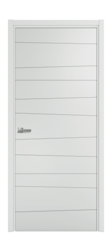 Дверь межкомнатная Lingo 05 Цвет Облачный Покрытие Эмаль  Наличник L 50 Цена 39675