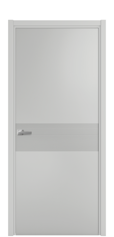 Дверь межкомнатная Mezzo 01 Цвет Телегрей Покрытие Эмаль  Наличник L 50 Цена 42625