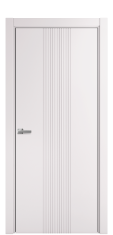 Дверь межкомнатная Mezzo 11 Цвет Крем Покрытие Эмаль  Наличник L 75 Цена 42475