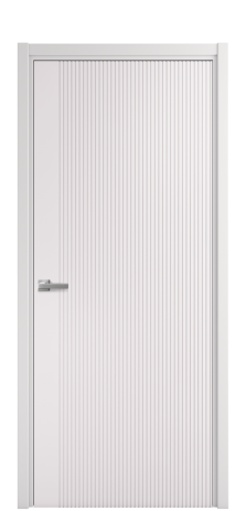 Дверь межкомнатная Меццо 12 Цвет Крем Покрытие Эмаль  Наличник L 50 Цена 42475