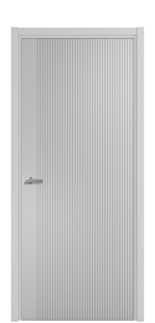 Дверь межкомнатная Меццо 12 Цвет Телегрей Покрытие Эмаль  Наличник L 50 Цена 42475