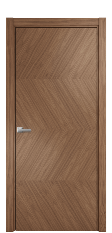 Дверь межкомнатная Unit 01 Цвет Американский Орех Покрытие Шпон натуральный  Наличник L 75 Цена 63350