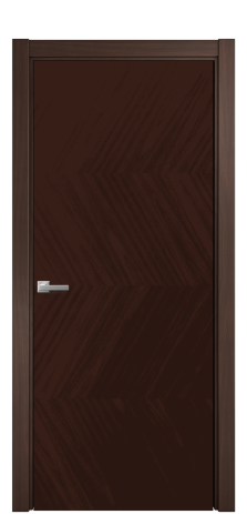 Дверь межкомнатная Unit 01 Цвет Каштановый Орех Покрытие Шпон натуральный  Наличник L 75 Цена 63350