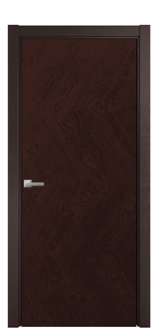 Дверь межкомнатная Unit 01 Цвет Мореный Дуб Покрытие Шпон натуральный  Наличник L 75 Цена 58200