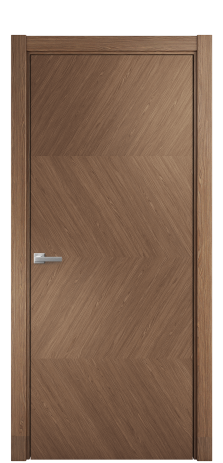 Дверь межкомнатная Unit 01 Цвет ESPRESSO 1017M Покрытие Шпон Fine Line  Наличник L 75 Цена 41103