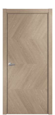 Дверь межкомнатная Unit 01 Цвет Дуб Песочный Покрытие Шпон натуральный  Наличник L 75 Цена 58200
