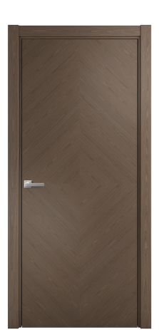 Дверь межкомнатная Unit 02 Цвет ESPRESSO 1604C Покрытие Шпон Fine Line  Наличник L 75 Цена 41103
