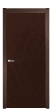 Дверь межкомнатная Юнит 03 Цвет Каштановый Орех Покрытие Шпон натуральный  Наличник L 75 Цена 58600