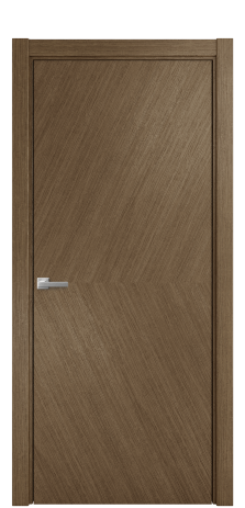 Дверь межкомнатная Unit 03 Цвет Дуб Шоколад Покрытие Шпон масло  Наличник L 75 Цена 57025