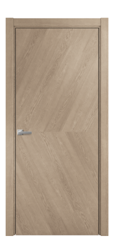 Дверь межкомнатная Unit 03 Цвет Дуб Песочный Покрытие Шпон натуральный  Наличник L 75 Цена 54600