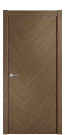 Дверь межкомнатная Unit 05 Цвет Дуб Шоколад Покрытие Шпон масло  Наличник L 75 Цена 56675