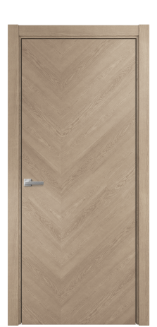 Дверь межкомнатная Юнит 05 Цвет Дуб Песочный Покрытие Шпон натуральный  Наличник L 75 Цена 54050