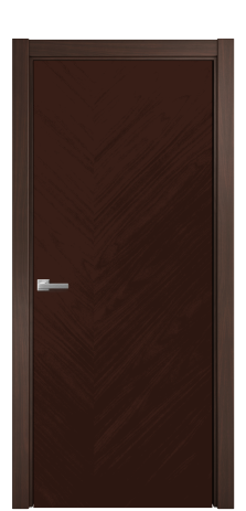 Дверь межкомнатная Unit 05 Цвет Каштановый Орех Покрытие Шпон натуральный  Наличник L 75 Цена 59400