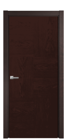 Дверь межкомнатная Unit 06 Цвет Мореный Дуб Покрытие Шпон натуральный  Наличник L 75 Цена 58050