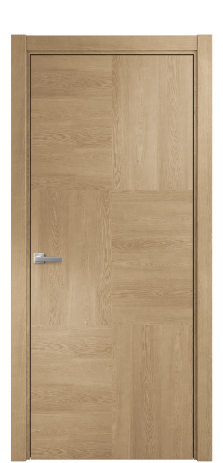 Дверь межкомнатная Unit 06 Цвет Дуб Светлый Покрытие Шпон натуральный  Наличник L 75 Цена 58200