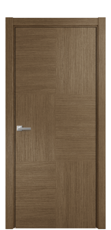 Дверь межкомнатная Unit 06 Цвет Дуб Шоколад Покрытие Шпон масло  Наличник L 75 Цена 60675