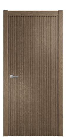 Дверь межкомнатная Spline Цвет Дуб Мускат Покрытие Шпон натуральный  Наличник L 75 Цена 65800