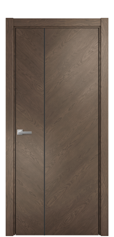 Дверь межкомнатная Unit Slot 10-111 Цвет Дуб Марракеш Покрытие Шпон натуральный  Наличник L 75 Цена 59350