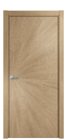 Дверь межкомнатная Юнит 07 Цвет Дуб Светлый Покрытие Шпон натуральный  Наличник L 75 Цена 62050