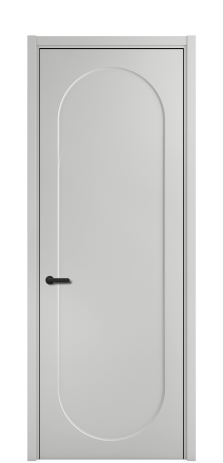 Дверь межкомнатная Ансе 1 Цвет Телегрей Покрытие ЭМАЛИ Эмаль Наличник  L 50 Цена 47368