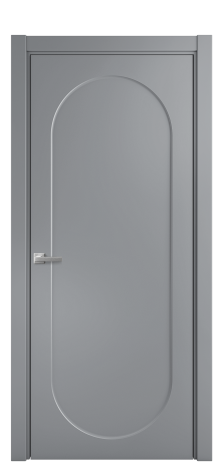 Дверь межкомнатная Ансе 1 Цвет Гриджио Покрытие Эмаль  Наличник L 75 Цена 45918