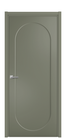 Дверь межкомнатная Anse 1 Цвет Зеленый Покрытие Эмаль  Наличник L 50 Цена 52175