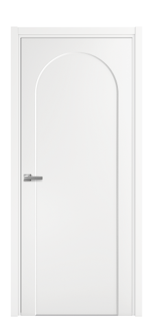 Дверь межкомнатная Anse 2 Цвет Белый Покрытие Эмаль  Наличник L 50 Цена 44865