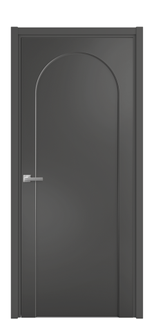 Дверь межкомнатная Anse 2 Цвет Антрацит Покрытие Эмаль  Наличник L 50 Цена 52175