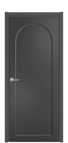 Дверь межкомнатная Ансе 3 Цвет Антрацит Покрытие Эмаль  Наличник L 50 Цена 45918