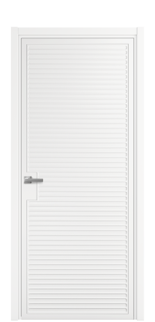 Дверь межкомнатная Space 01 Цвет Белый Покрытие Эмаль  Наличник L 50 Цена 44865