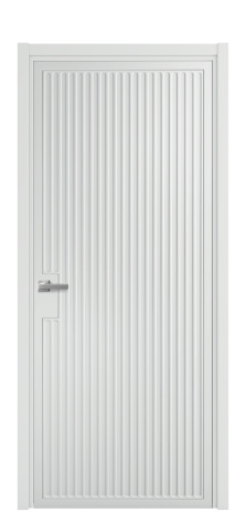 Дверь межкомнатная Спейс 12 Цвет Облачный Покрытие Эмаль  Наличник L 50 Цена 49475