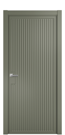 Дверь межкомнатная Спейс 12 Цвет Зеленый Покрытие Эмаль  Наличник L 75 Цена 51168