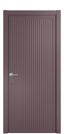 Дверь межкомнатная Спейс 12 Цвет Лиловый Покрытие Эмаль  Наличник L 75 Цена 51168